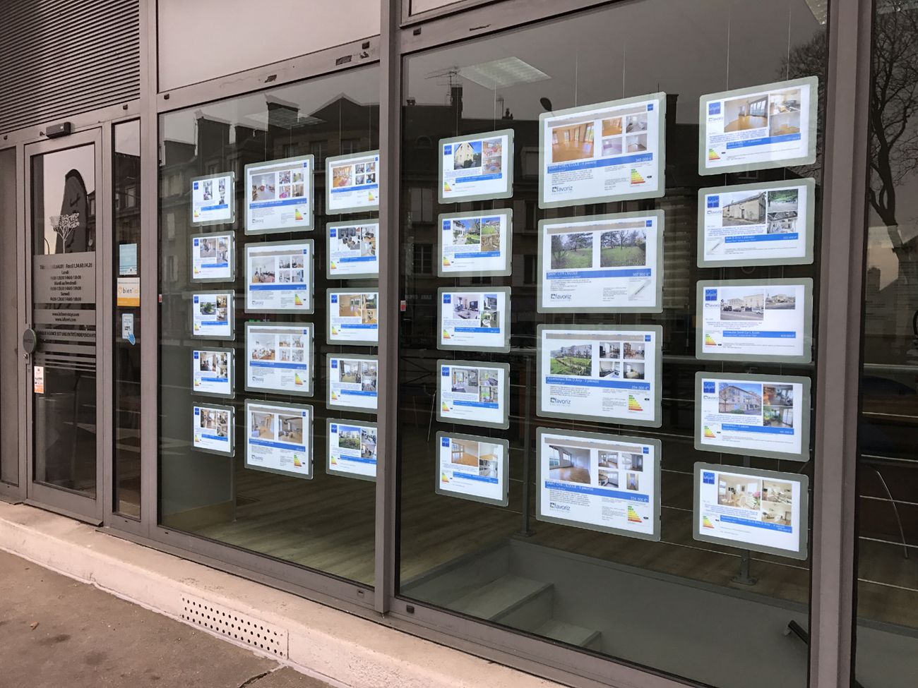 Porte affiche lumineux - LED recto/verso_0