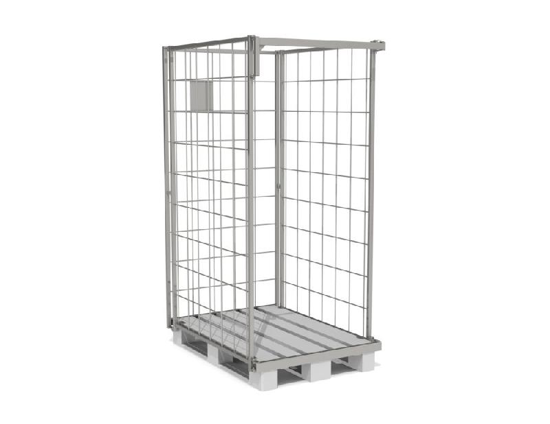 Rack de stockage grillagé - dimensions intérieurs : 820*1200*1870 mm - 3 côtés_0
