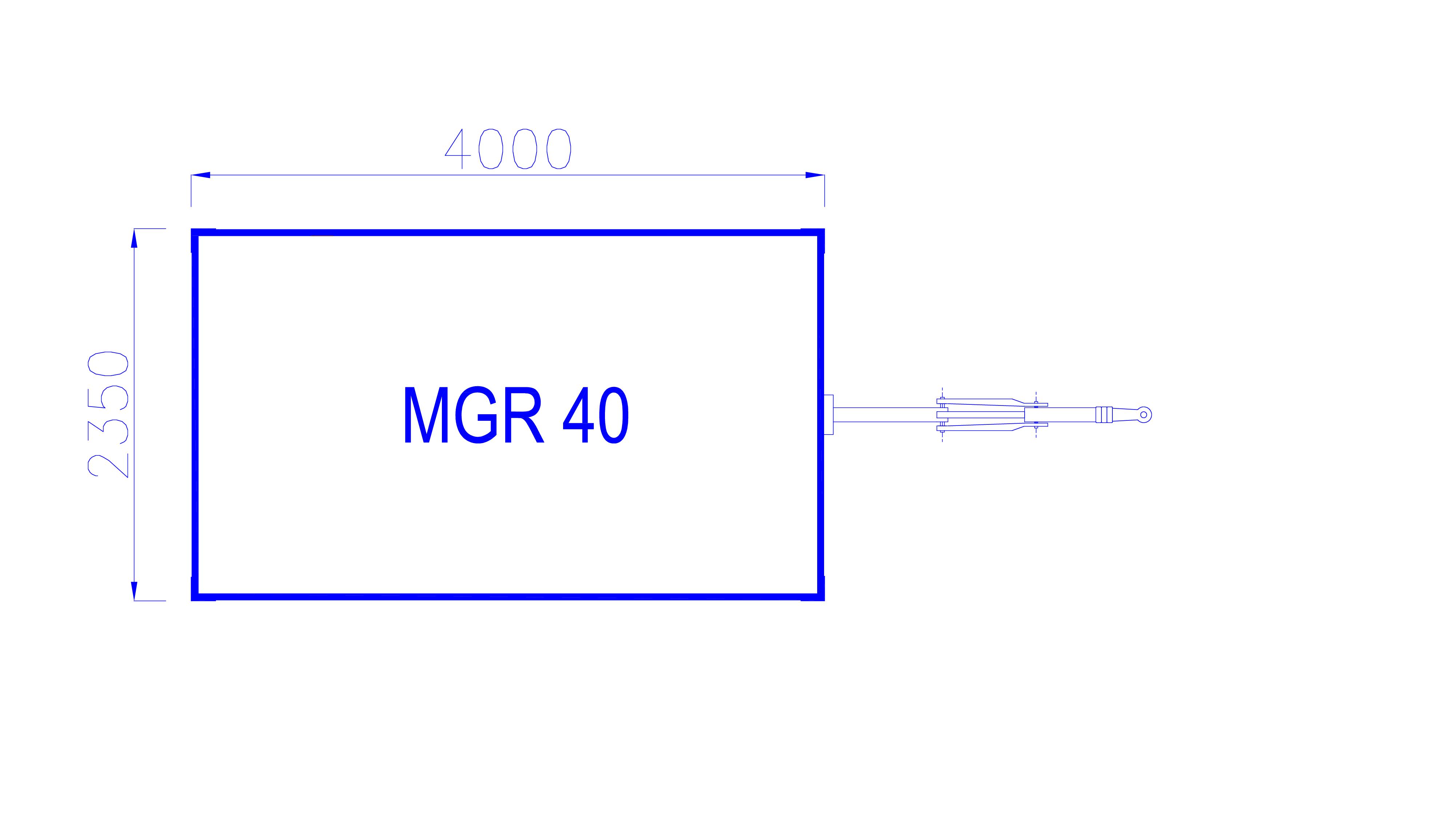 Roulotte de chantier mgr 40 / base-vie / 4 x 2.35 x 3.02 m_0