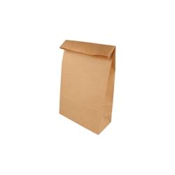 Sac SOS kraft brun recyclé 17,5+12x35 cm - Vendu par 500 - 3760365402259_0