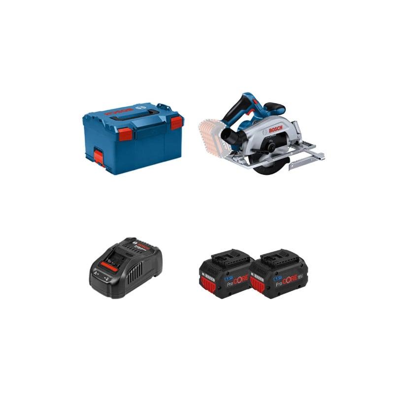 Scie circulaire GKS 18V-57-2 (2xProCORE18V 5,5Ah, GAL 1880, L) - BOSCH | 06016C1202_0
