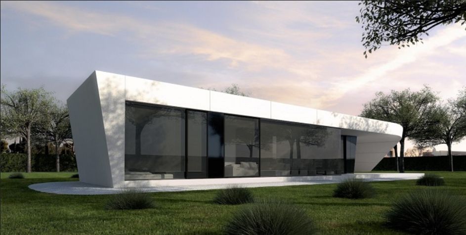 Studio jardin futuriste préfabriquée, surface 32 m2 - ISK32 Pods_0