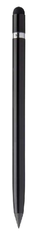 Stylet sans encre en aluminium - longue durée - avec pointe métallique et fonction écran tactile_0