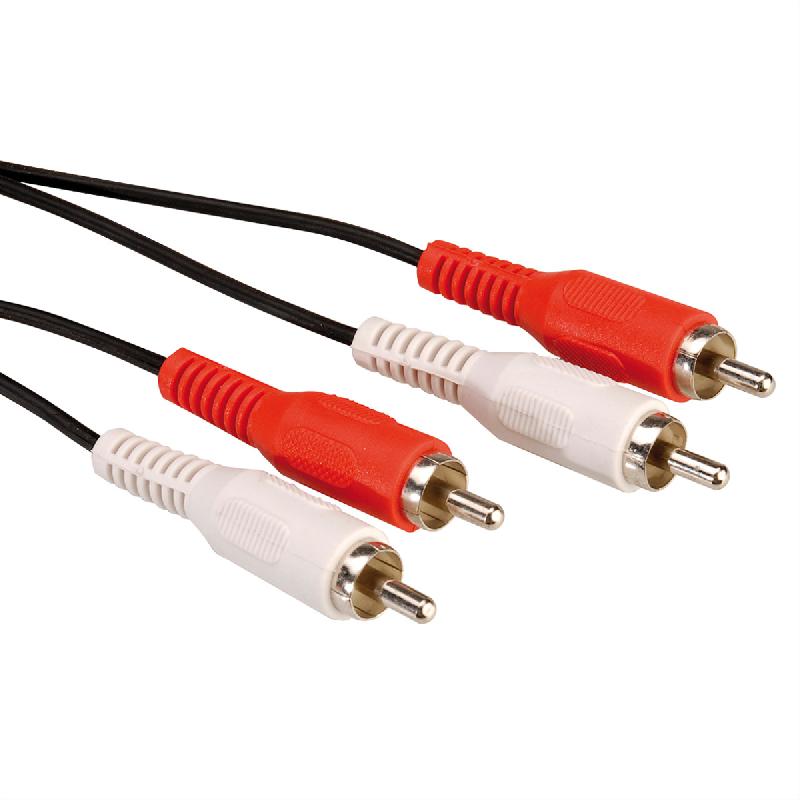 VALUE Câble RCA M/M, duplex, 2,5 m_0