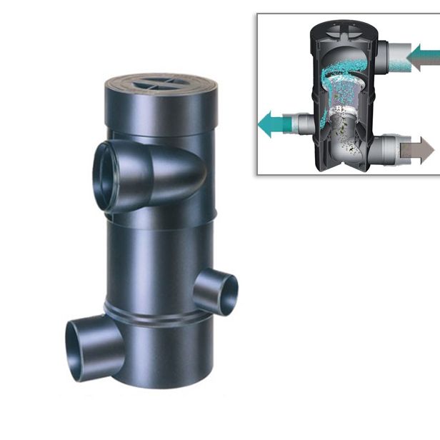 2308 - filtres d'eau de pluie - ds plastics - capacité de drainage 12.8l/s_0
