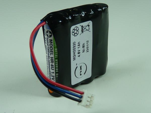 BATTERIE NIMH 4X AAA 3S1P ST1 4.8V 1000MAH FC_0