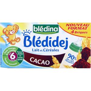 Bledina Bledidej Lait Et Cereales Saveur Cacao Des 6 Mois 4 X 250 Ml Telemarketpro Fr Hellopro