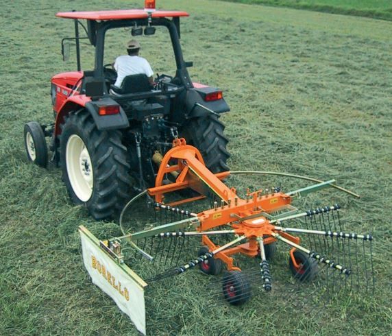 Borello 3.5 F - Andaineur rotatif Abimac - Châssis fixe - 3,50 m de largeur de travail_0