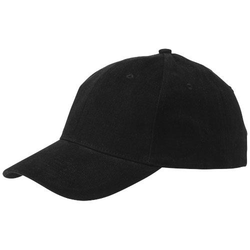 Casquette 6 panneaux Bryson - œillets brodés pour aération - fermeture velcro - coton 275-280 g/m²_0