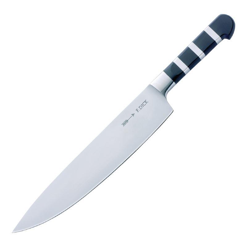 Couteau de cuisinier 255mm - Dick 1905 - lame en acier inoxydable avec manche à anneaux symétriques_0