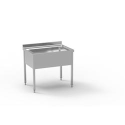 ERATOS Plonge Grande Capacite Aisi-304 18/10 - 1000X700 - 1 Cuve 800X500X350 FGB-107/10 - Acier inoxydable 18/10 FGB-107/10_0