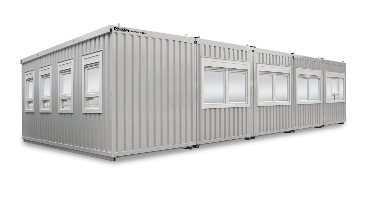Extension de guérite de gardiennage avec modules - conteneur de bureau et sanitaire isolés_0