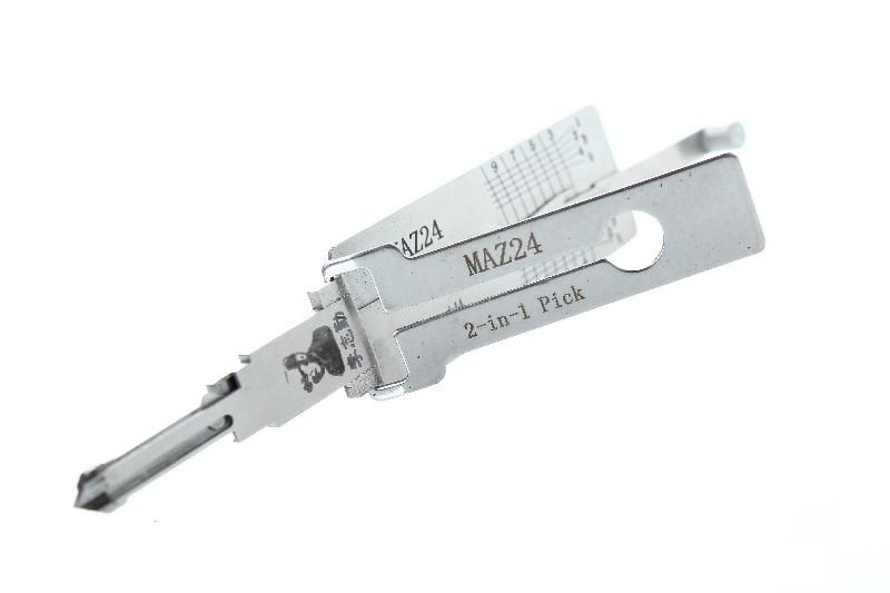 Lishi MAZ24-DRBT - Crocheteur et décodeur 2-en-1 pour serrures automobiles Mazda et Ford - Profil MAZ24_0