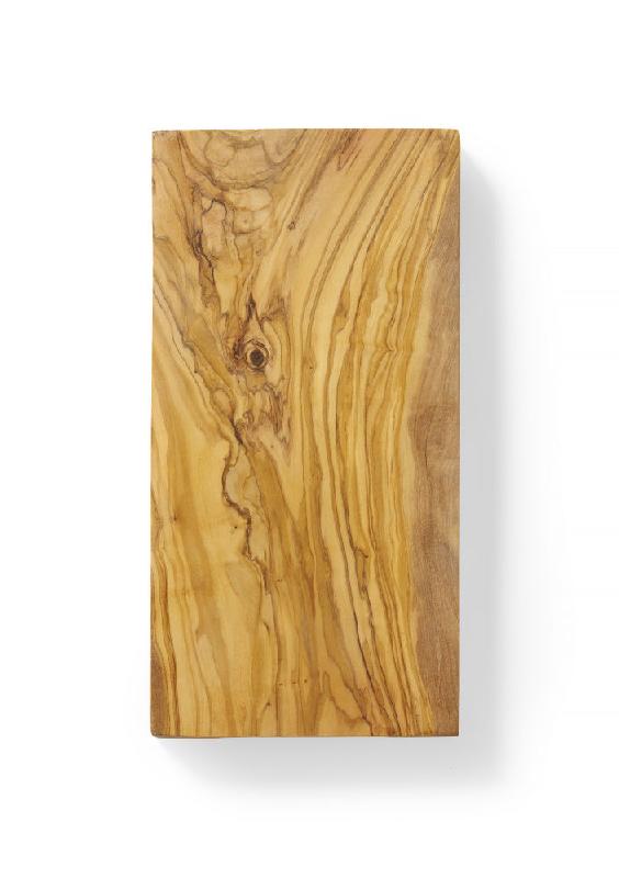 Planche à découper rectangulaire en bois d'olivier 300x150x18 mm - 505175_0