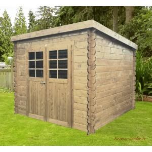 Abri de jardin en bois 19mm, hof - s8606-sans plancher_0