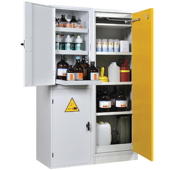 Armoire passive large multirisques COMBIMOVE avec compartiment 30 mn - Réf NOVCMO 32195 - BIOLAB_0