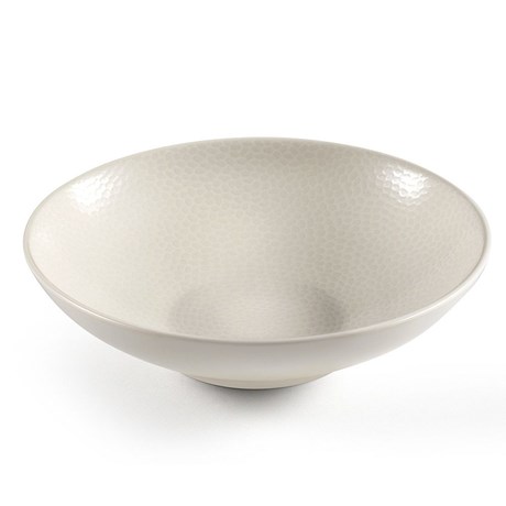 ASSIETTE CREUSE STONE IVOIRE 19 CM