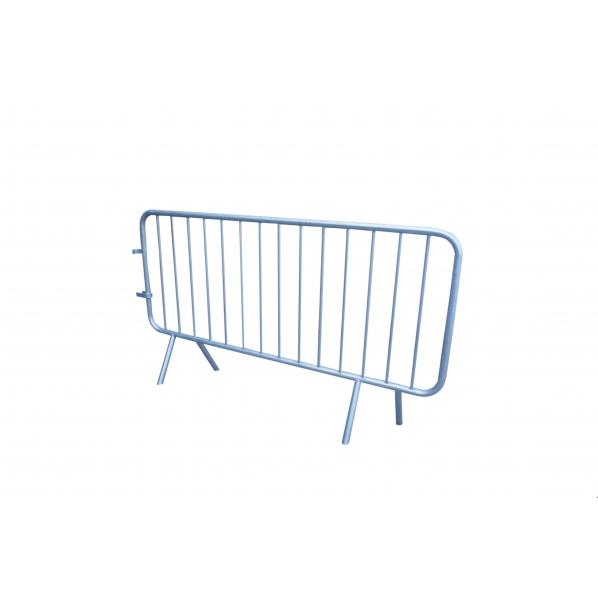 Barrière de police - 18 barreaux - cadre acier 35 mm - adaptable terrain côte ou virage - Marque Rolléco_0
