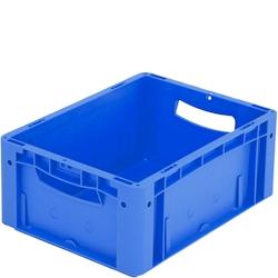BITO Bacs gerbables norme Europe, série XL L400 mm x l300 mm x H170 mm bleu - bleu plastique polypropylène 4250692929110_0