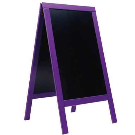 CHEVALET DE TROTTOIR COLOR LINE VIOLET 85 X 55 CM