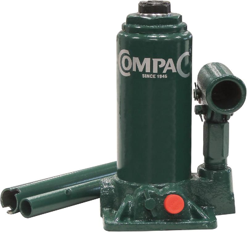 COMPAC - Cric bouteille hydraulique 13027 - Fonte, 20T, position horizontale, valve de sécurité_0
