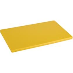 Matfer Planche à découper PEHD polyéthylène jaune 60 x 40 X 2 cm Matfer - 130076 - plastique 130076_0