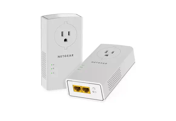 NETGEAR PLP2000-100FRS Adaptateur réseau CPL 2000 Mbit/s Ethernet/LAN Blanc 2 pièce(s)_0
