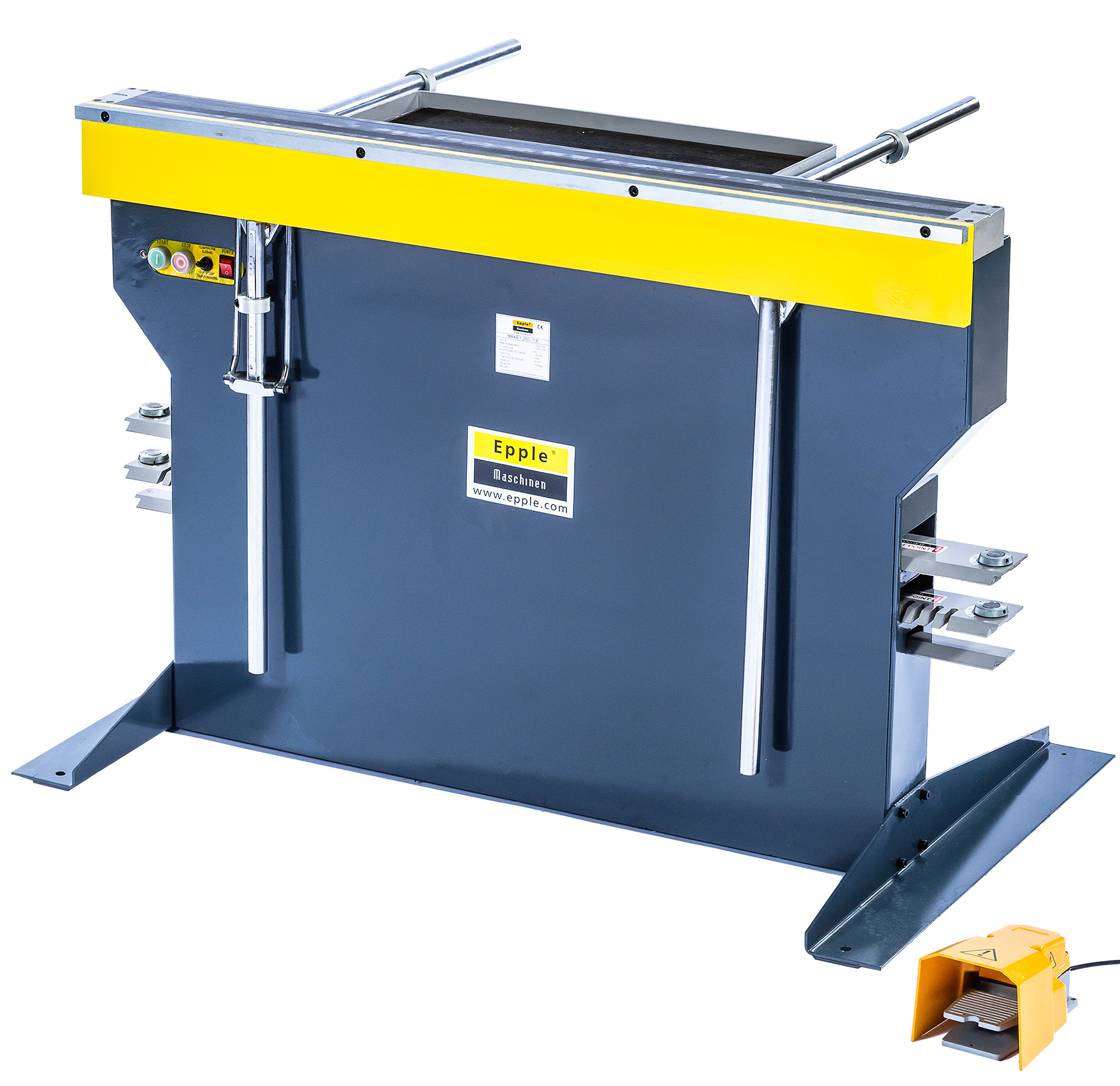 Plieuse de tôle magnétique EPPLE MAKB 1.250-1,6 - acier, aluminium, inox - 1.250 mm de pliage - 6 tonnes de pression_0