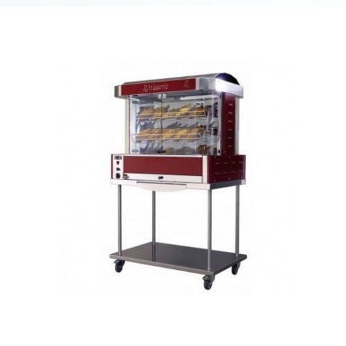 Rôtissoire Galaxy 6 Balancelles avec châssis inox - panoramique, 12 kW triphasé 380V_0