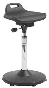 Siège rembourré professionnel - Omega Trumpet - Hauteur d'assise 510/700 mm - Piètement trompette, assise Easy Seat en polyuréthane_0