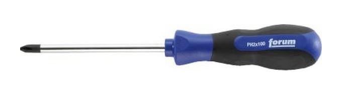 TOURNEVIS CRUCIFORME PH, AVEC LAME RONDE, DIMENSIONS : PH 1, LONG. DE LA LAME 80 MM, LONG. TOTALE 188 MM, Ø DE LA LAME : 4,5 MM FORUM TOURNEVIS CRUCIFORME PH, AVEC LAME RONDE, DIMENSIONS : PH 1, LONG. DE LA LAME 80 MM, LONG. TOTALE 188 MM, Ø DE LA LAME : 4,5 MM FORUM