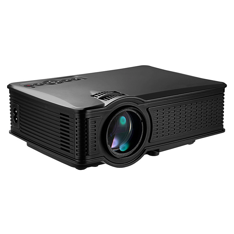 Vidéoprojecteur LED Portable 1800 Lumens Avec Télécommande Pour Home Cinéma Noir YONIS - noir 3615616793306_0