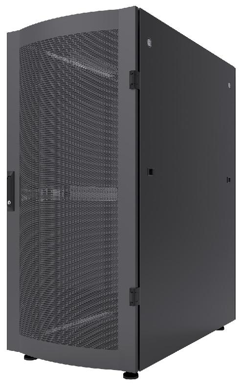 Baie serveur 19 pouces MHT249 avec porte perforée - 36U - 1200 (P) x 600 (L) x 1728 (H) - flatpack - noir - Bravour®_0