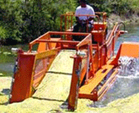 Bateau faucardeur ramasseur - Capacité 3,7 m³ / 640 kg -Aquamarine H5-130_0