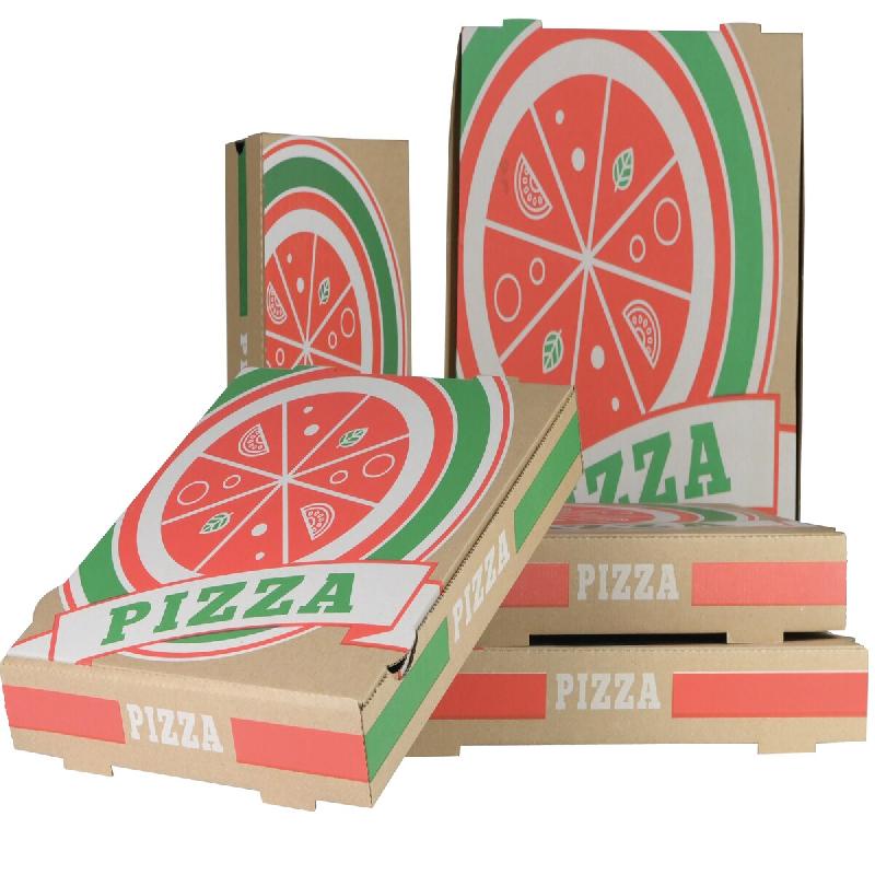 Boîte Pizza NOVABOX Calzone - Format Spécial Chaussons - Kraft Brun Isotherme - Maintien au Chaud & Montage Express - Spécial Livraison - Lot de 20_0