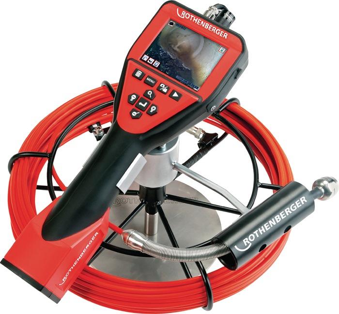 Caméra d'inspection ROSCOPE®i2000 - écran tactile 3,5'' - 640x480 - tête flexible IP68 - câble 22m - ROTHENBERGER_0