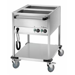 Chariot bain-marie, 2 x 1/1 GN - 1400 watts - 230 Volts - Bartscher - BM200261_0