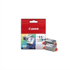 Canon boîte de 2 cartouches jet d'encre noire pour imprimante i70 ref : bci15bk_0