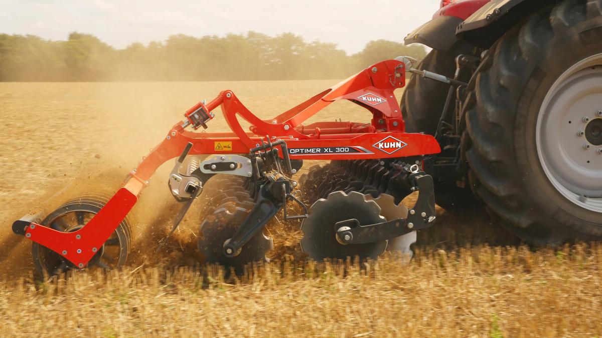 Dechaumeur à disques optimer xl - kuhn - largeur de travail 3 à 5 m - puissance nécessaire maxi 77 à 149 kw_0