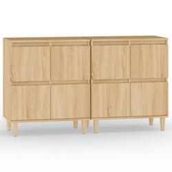Helloshop26 - Buffet bahut commode armoire meuble de rangement organisateur cuisine salle de séjour salons lot de 2 sonoma 60 x 35 x 02_0036820 - 300_0