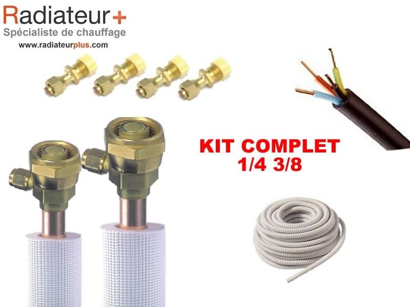 KIT D'INSTALLATION COMPLET POUR CLIMATISEUR 1/4 3/8 - CLIMFIX1 (9 MÈTRES) REF: 09KPS1438M1