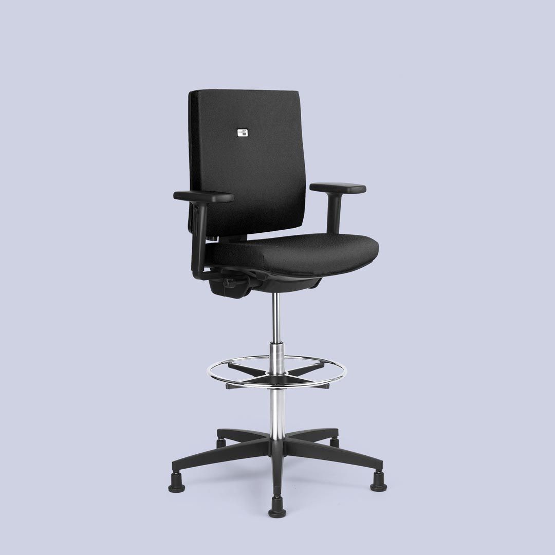 Linea - fauteuil de bureau pour table haute - Viasit Bürositzmöbel GmbH - vérin pneumatique de confort et design Paul Brooks_0
