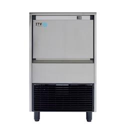 Machine à glaçons à injection - Prod. (24H): 64kg - Refroidissement EAU - Glaçons pleins 40 g - 3667335119769_0
