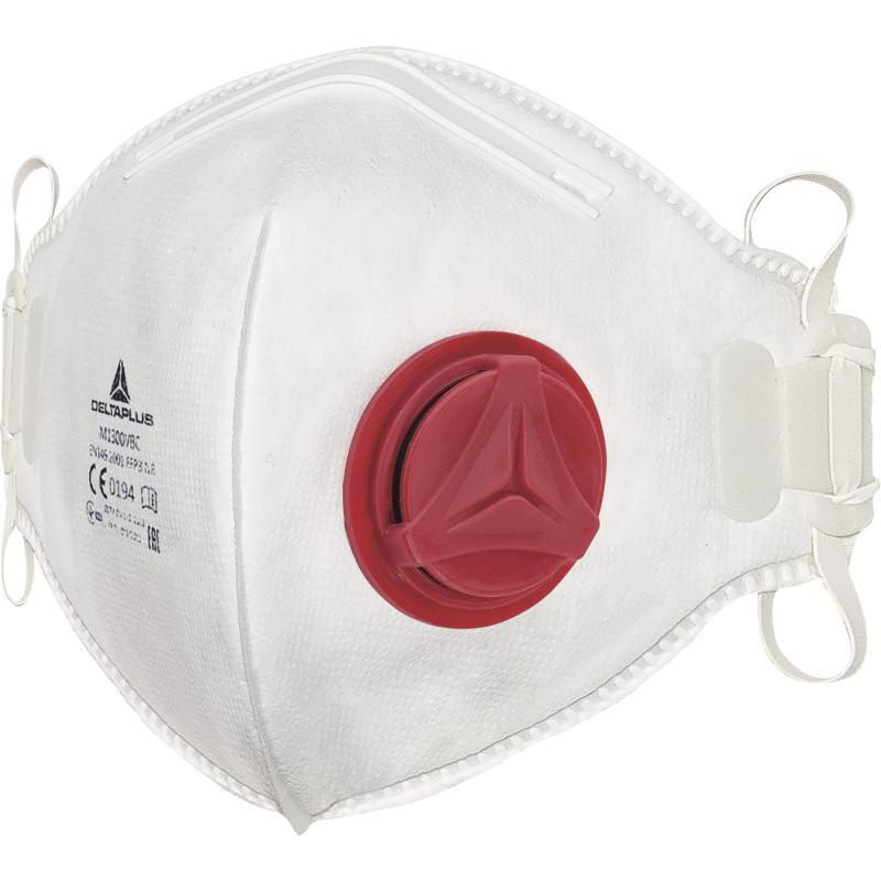 Masque respiratoire pliable jetable ffp3+valve veni - DELTA PLUS - m1300vbc - 460029_0