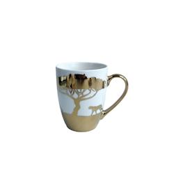 Mugs dorés Savane - lot de 4 - doré 3701503002368_0