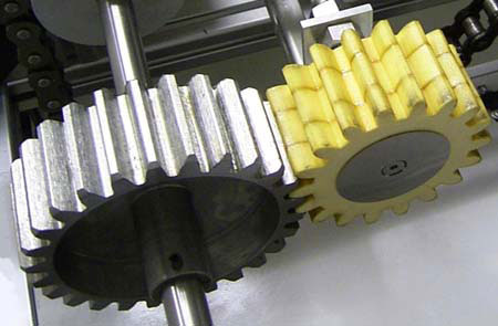 Roue dentée de lubrification pour graisseur automatique Lubricus - mousse polyuréthane et multiples formes d'axes_0