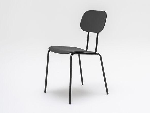Chaise polyvalente New School design rétro en contreplaqué_0