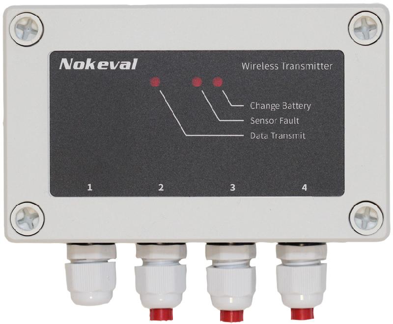 Transmetteur sans fil multivoies FTR264 - 4 voies thermocouples - IP65 - Portée 100m - Marque Nokeval_0