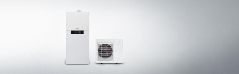 Vitolacaldens 222-F - Chaudière fioul à condensation avec ballon ECS intégré et gestionnaire Hybrid Pro Control_0