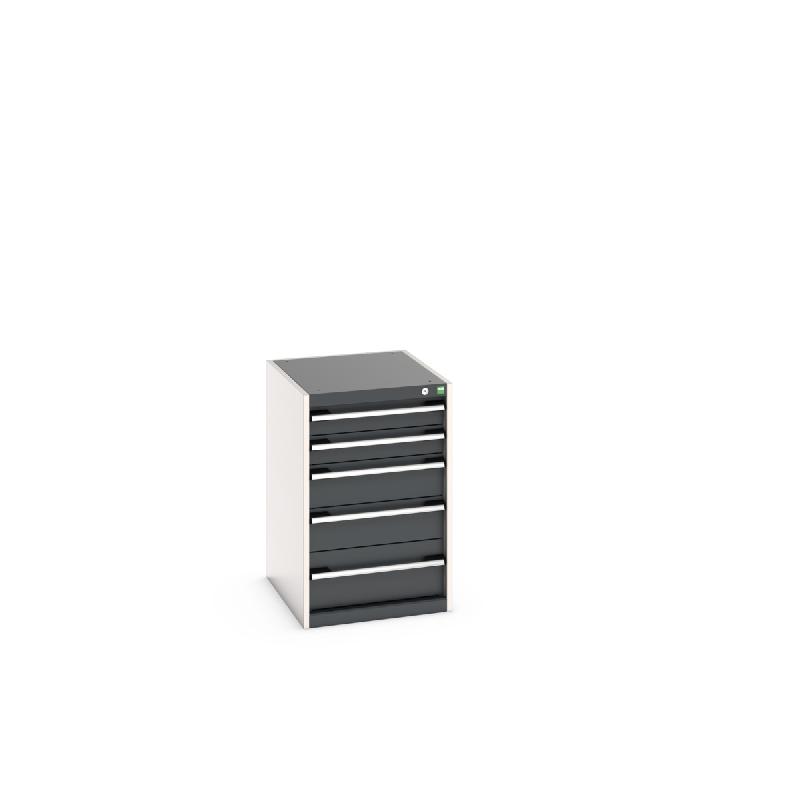 Armoire à tiroirs Cubio SL-568-5.3 - Réf : 40018037 - 5 tiroirs en acier avec charge admissible de 1,5 tonne_0